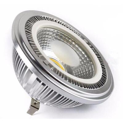 LED 15W车铝AR111豆胆灯1颗COB聚光G53/GU10灯头格栅斗胆灯