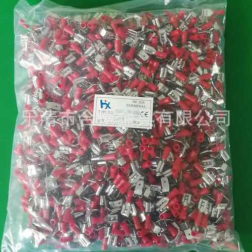 25接线袋装5250绝缘/1000pcspbdd1.型.压端子半 -2/倒钩冷5铲