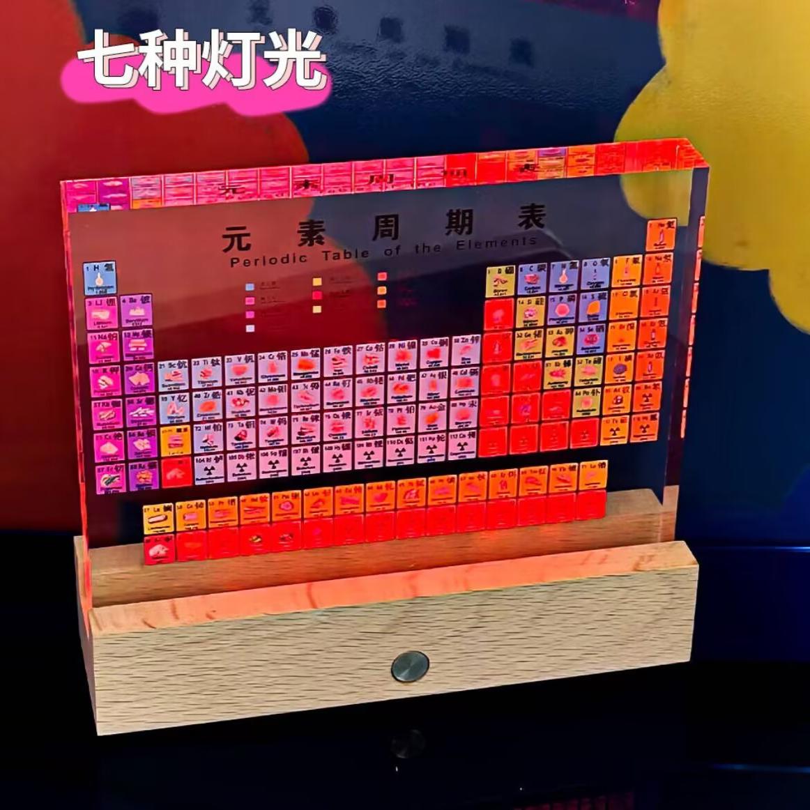 化学元素周期表初中实物装饰摆件