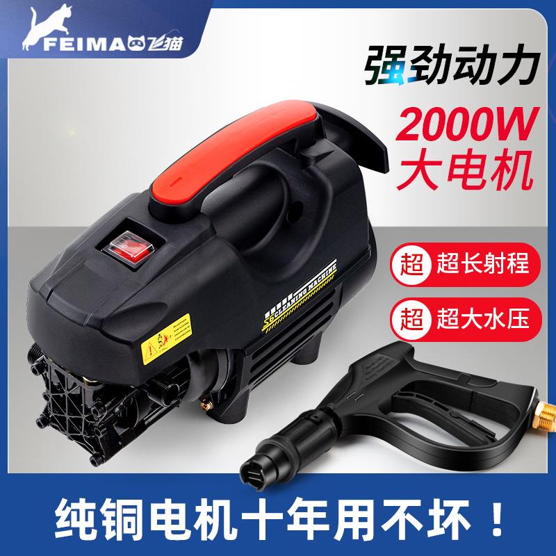 飞猫高压洗车机家用汽车清洗水枪便携式移动小型多功能洗车清洗机