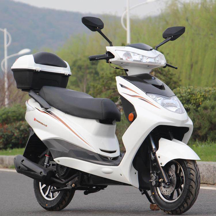 迅鹰踏板摩托车125CC燃油助力车 鬼火摩托车跑车男女式摩托车