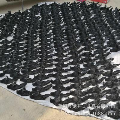 仿真乌鸦展翅羽毛乌道IRF具万节派圣对节复活节道鸦具羽鬼毛乌鸦