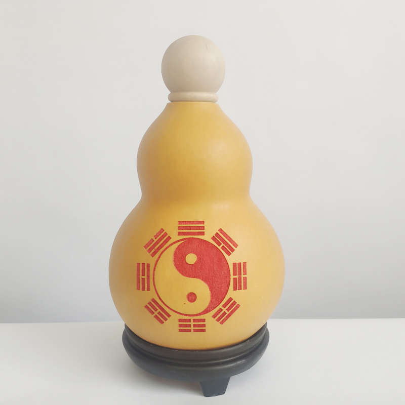 天然葫芦挂件大口径开口风水摆件储蓄罐招财镇宅可装硬币五谷朱砂