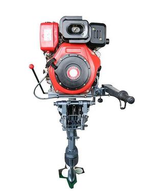 10马力 四冲程 单缸风冷柴油舷外机 418cc 小渔船发动机