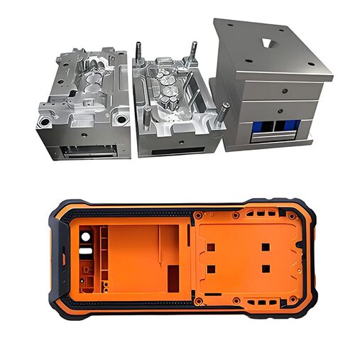 共享充电宝双色模具注塑塑料五金包胶模具双色模具4459c