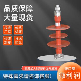 70复合棒形悬式 绝缘子硅橡胶风力发电厂用12KV高压 FXBW4
