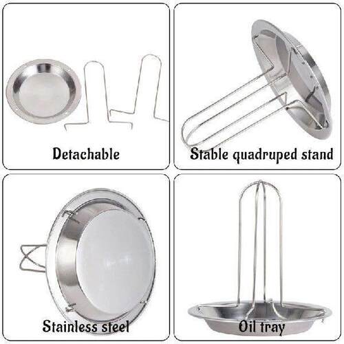 Chicken Roaster, Folding Roaster Chicken Holder Vertical