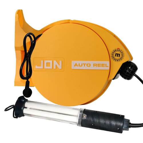 强生新款JON21D2 220V-18W节能灯电源线卷线器自动伸缩电鼓 灯鼓