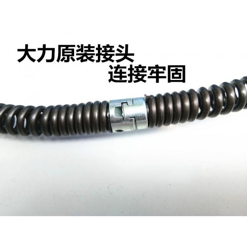 加粗加密疏通器延长簧通下水道工具20米管道疏通机钢丝16mm弹簧