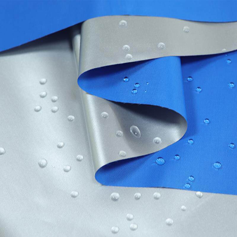 户外防水牛津布料防雨遮阳天幕布 大禹纺织300D涂银牛津布 手工DI