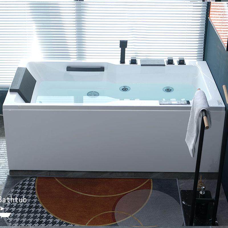 浴缸家用小户型成人亚克力按摩加热恒温冲浪单人迷你扶手浴盆加厚