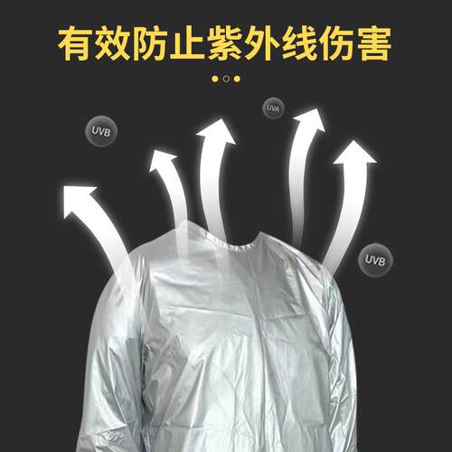 3EUV紫外线防护服实验室工业劳保UVA UVB UVC连体分体服面罩手套