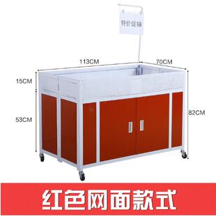 服装货店促销车甩车超市车移动货架售599柜展示架促销台花折叠货
