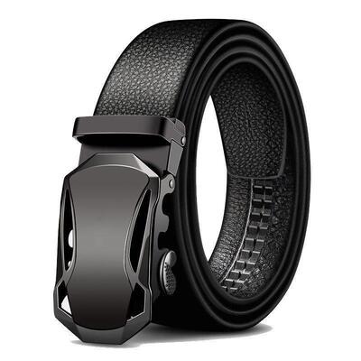 Mens Waist Belt Men Belts Leather Man For Jeans Black Male