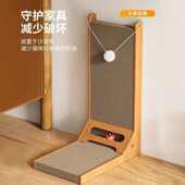 批发立式 猫抓板猫窝一体别墅双层阶梯猫屋耐磨瓦楞纸猫房子猫