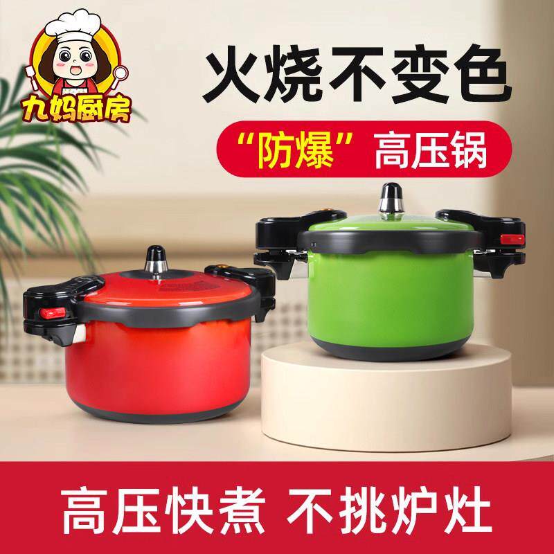 韩国原装进口高压锅家用迷你防爆燃气适用压力锅小户外老式1-2人