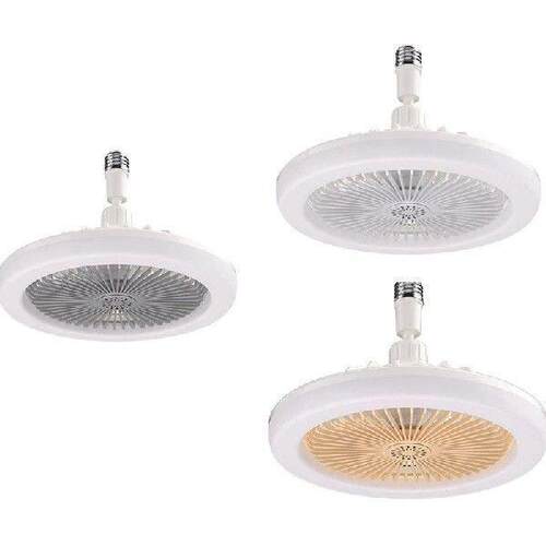 E27 Ceiling Fan With Lights,Enclosed Low Fan Light,
