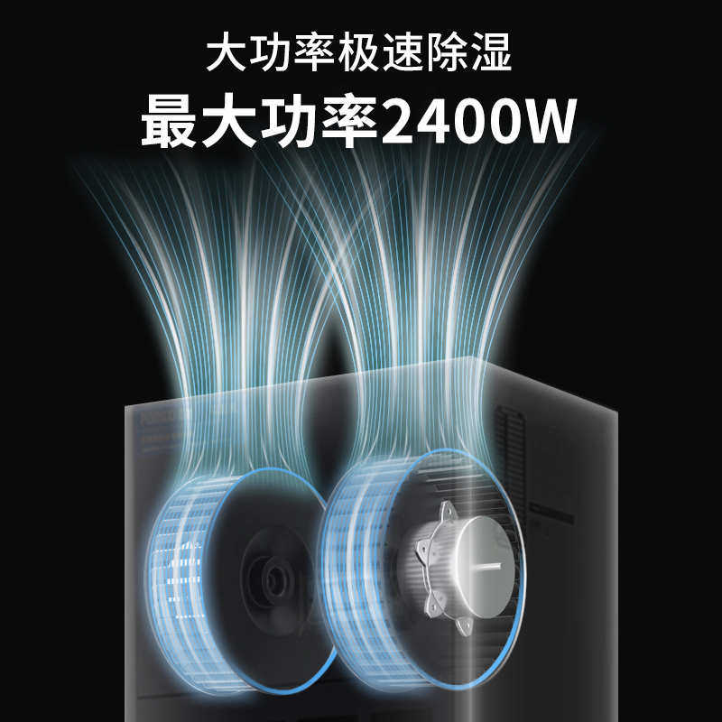 百奥工业除湿机地下室仓库大功率抽湿大型车间面条吸湿器DF6.8D