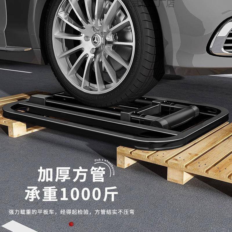 手推车式恰6315拉货折叠搬携运车家用拉车平板小车便行李快递小拖