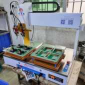 全自动上胶机喷三防漆智能机械三轴四轴双平台UV硅胶机PCB涂覆机