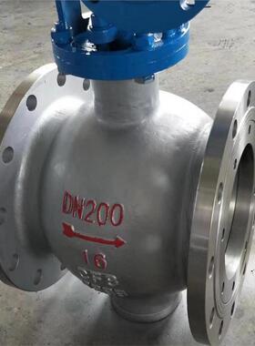 大口径Q347F法兰密封球阀-球阀软涡轮30425P不锈钢