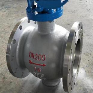 球阀软涡轮30425P不锈钢 大口径Q347F法兰密封球阀