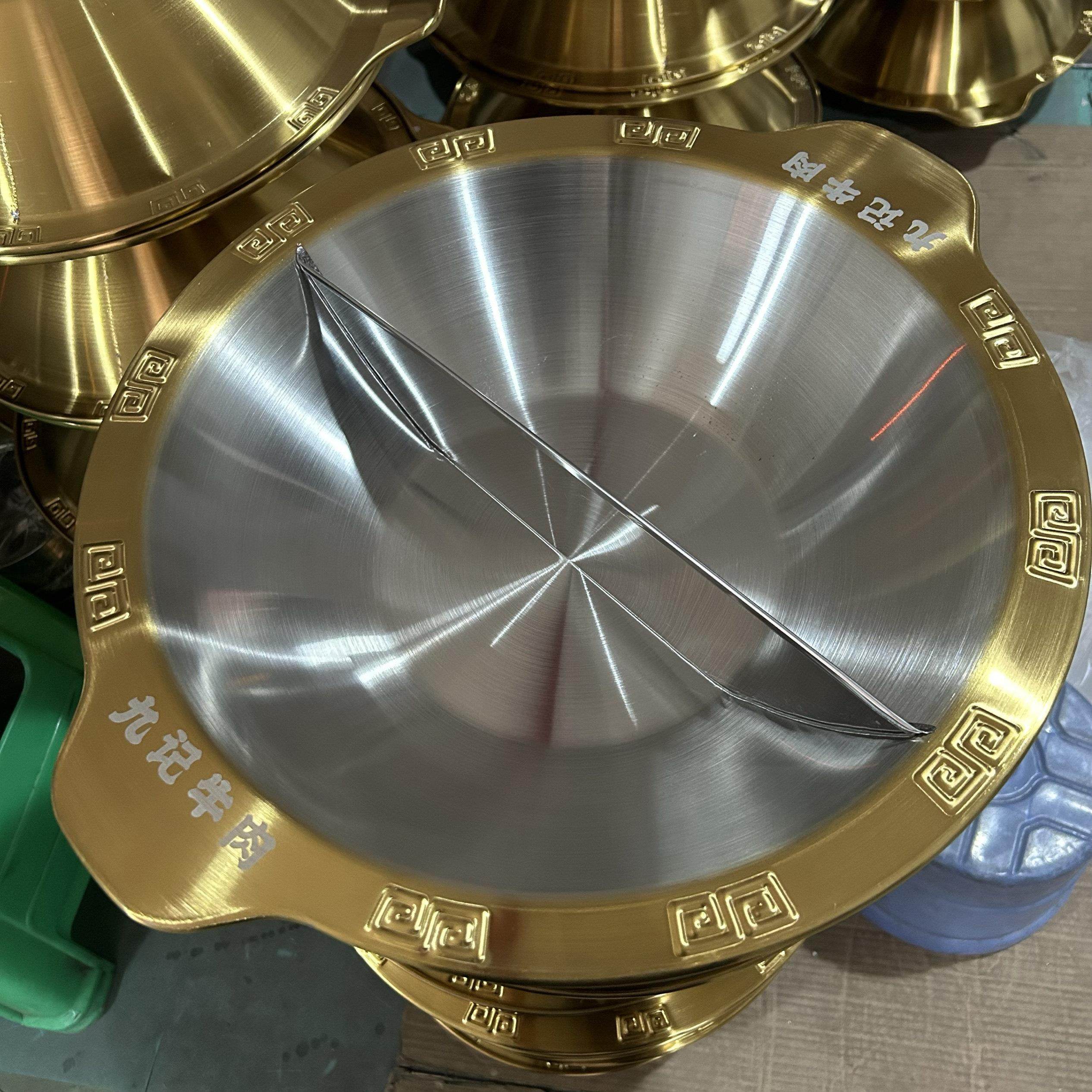 火锅店专用特厚不锈钢锅盆子母火锅商用电磁炉铜色鸳鸯异性美蛙鱼,厨房/烹饪用具,火锅,淘宝优惠券,粉丝福利购,淘宝优惠卷