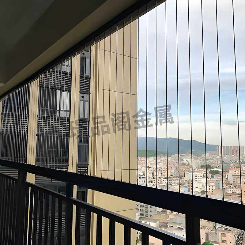 304/316不锈钢实心钢条隐形防护网 承接学校工程安装隐形防盗网