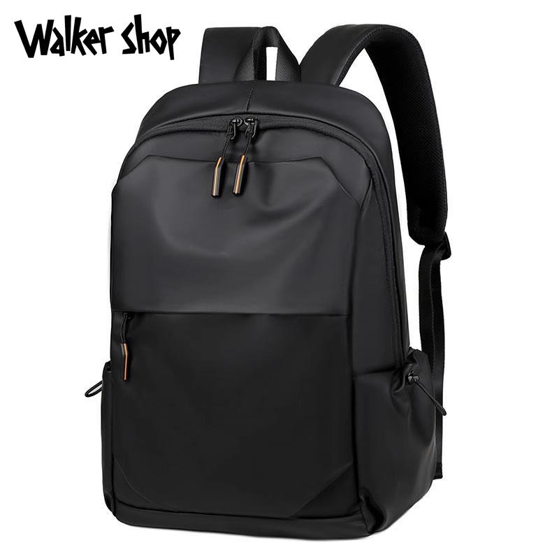 WalkerShop双肩包2026新款男士出差商务旅行电脑揹包防水轻便书包