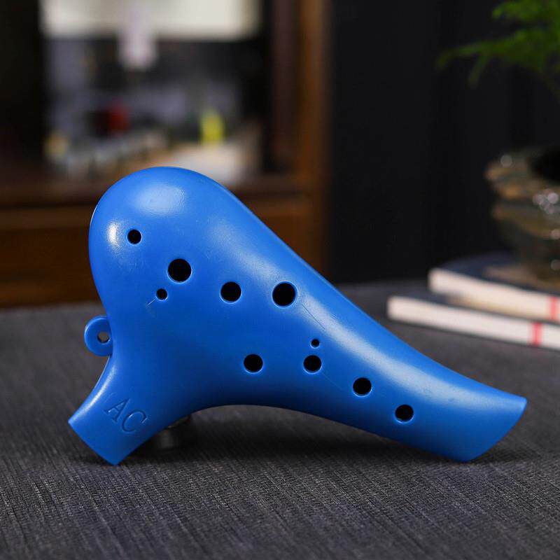 正品陶1孔中音C调塑胶陶笛十二孔AC2调塑料初学生学陶笛 树笛脂陶