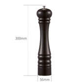 myle榉木手动研磨器研粉器胡椒磨盐磨陶瓷芯可调粗细