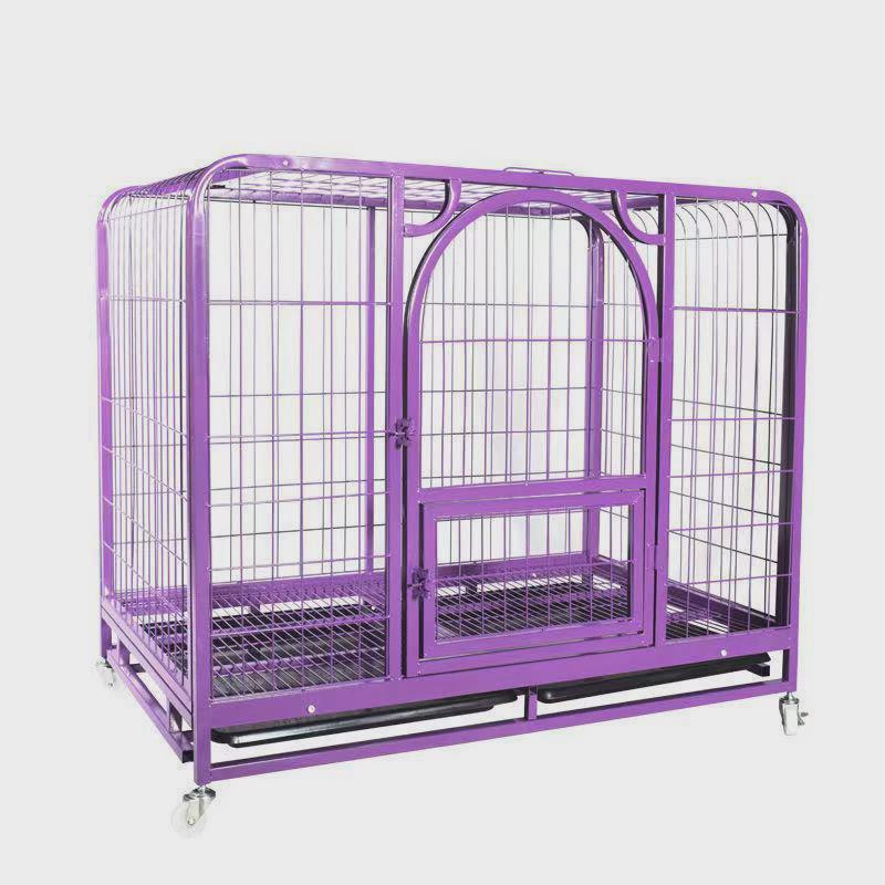 狗笼子中型犬加厚加粗方管大型犬金毛加粗铁笼可折叠狗屋宠物窝