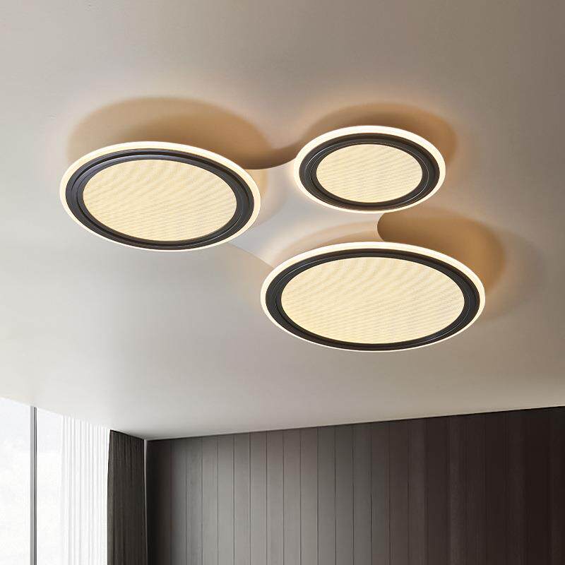 客厅吸顶灯2024年新款现代简约大气家用极简大厅主灯广东中山灯具