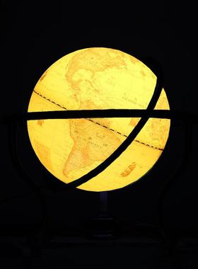 高档复古球仪摆件大客号厅书房家居装饰品办公室地业工艺品轻奢开