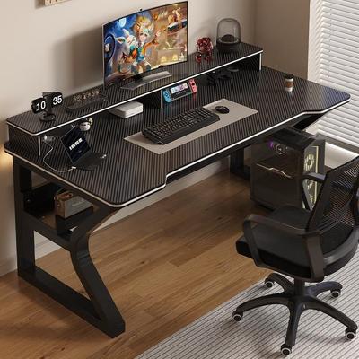 电脑桌家用台式办公桌椅套装学生学习写字书桌出租屋简易电竞桌子