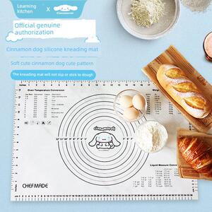 chefmade玉桂狗硅胶揉面垫食品级加厚擀面和面板案板家用烘焙工具