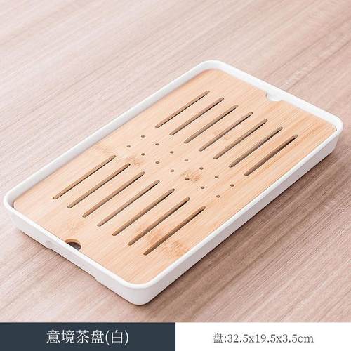 功夫茶长方形简约茶具套装茶盘