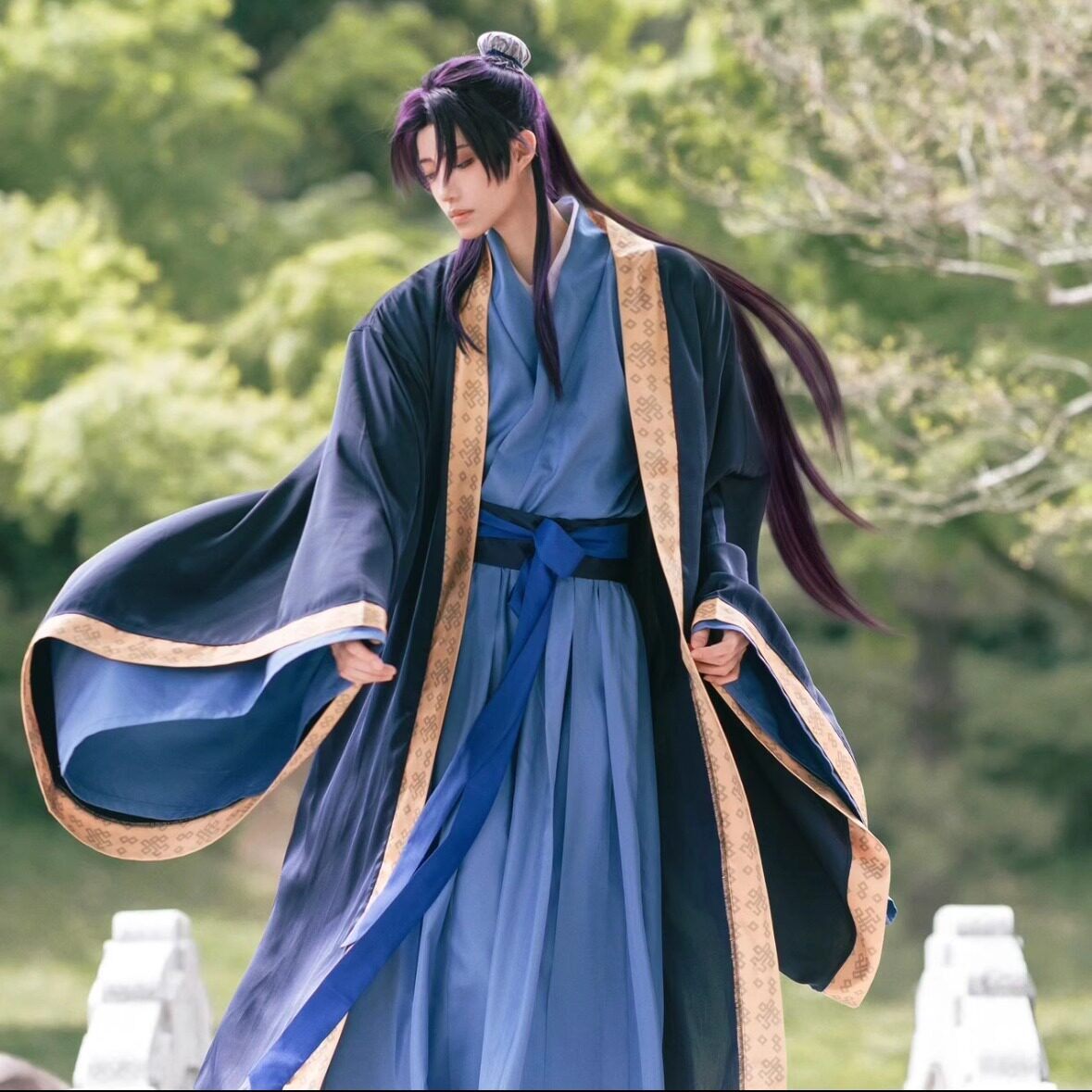 药屋少女的呢喃cos壬氏服装游园会假发鞋子药师独语cosplay猫猫图片