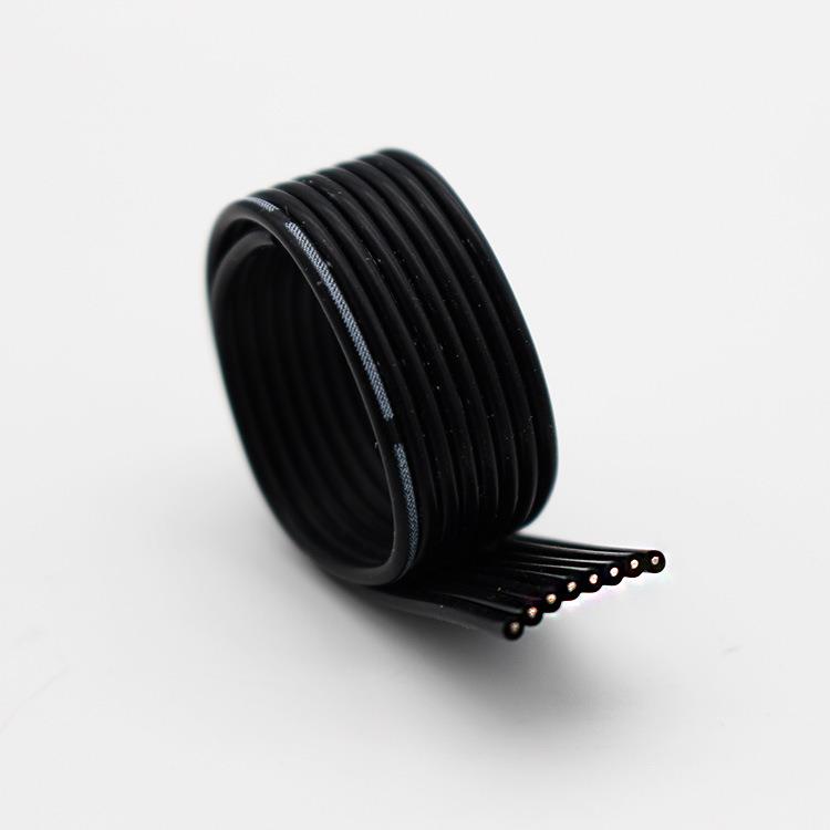 特软硅胶高温排线2PP4P5P6P8P多芯硅胶并线02826242220AWG