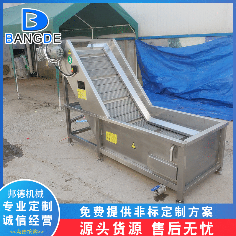 全自动果蔬气泡清洗机设备 供应莴笋清洗机设备 白菜气泡洗菜机