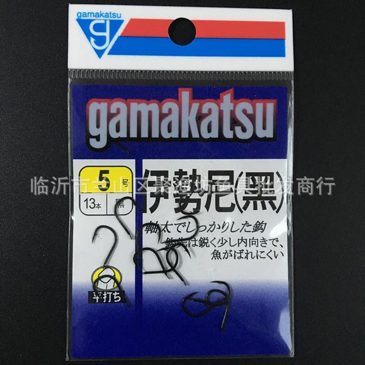 伽马伽玛伊势尼鱼钩 黑有倒刺钩