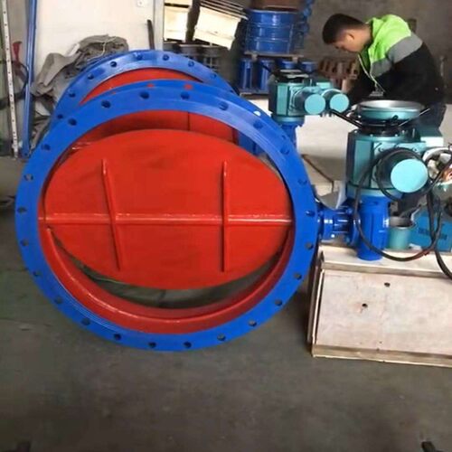 TD941W-1C电动法兰通风蝶阀DN1000手电一体式电动风量调节阀DN900