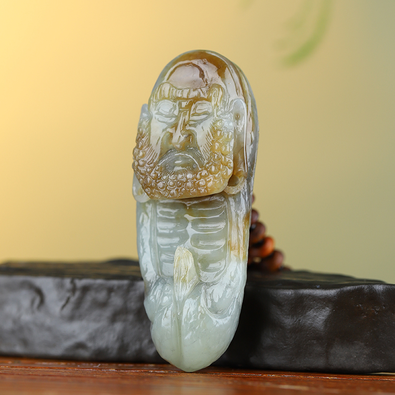 大漏！悟道 新疆和田玉且末料把件挂件72.86克 大师限时拍卖