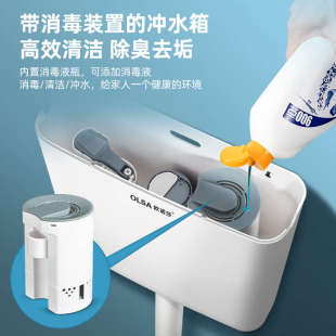 卫生间冲水诺马桶箱厕所家用水箱便器大冲欧全套通用水箱抽蹲力莎