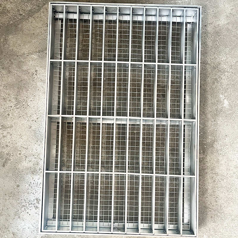 不锈钢格栅不锈钢缝隙排水沟盖板金属网格板平台走道板热镀锌钢格
