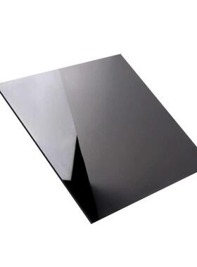 黑色亚克力板镜面磨砂哑光板半透明黑茶色有机玻璃板按图切割