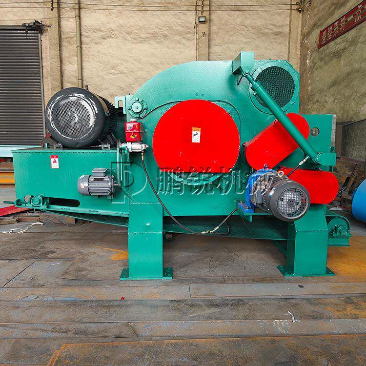 鹏锐机械213型木材鼓式削片机 木材加工粉碎设备 自动喂料 可试机