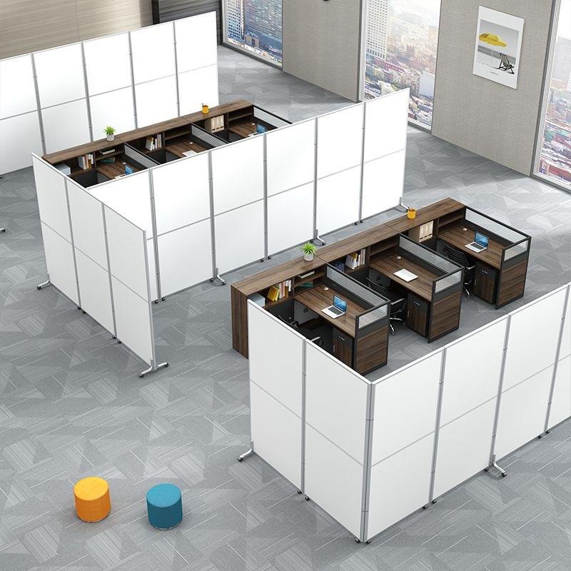 办公室铝合金移动屏风 车间活动折叠屏风多功能酒店屏风隔断批发