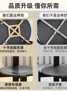 rey餐椅实木椅子中古书桌椅茶椅餐桌岛台靠背椅红色设计师梳妆凳