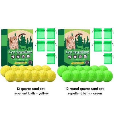 12Pcs Cat Deterrent Natural Peppermint Oil Dog Repellent To